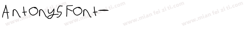 AntonysFont字体转换