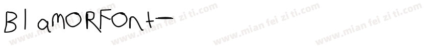 BlamorFont字体转换