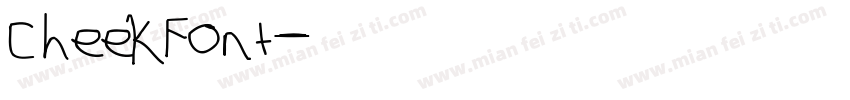 CheekFont字体转换