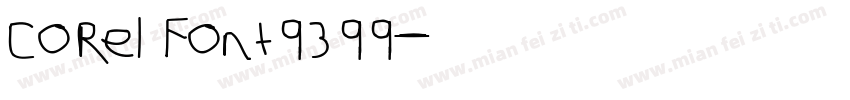 CorelFont9399字体转换