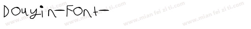 Douyin-Font字体转换