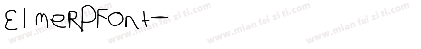 ElmerPFont字体转换