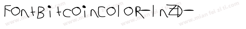 FontBitcoinColor-lnZD字体转换