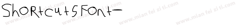 ShortcutsFont字体转换