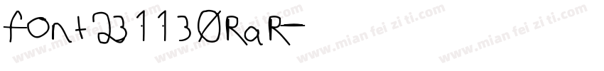 font231130rar字体转换