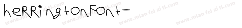 herringtonFont字体转换