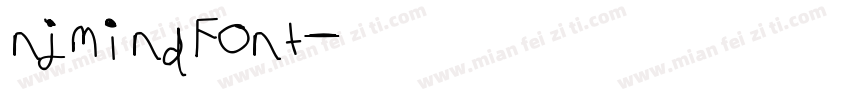 njmindFont字体转换