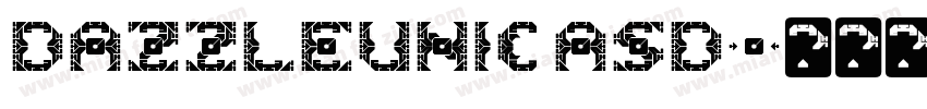 DazzleUnicasd字体转换
