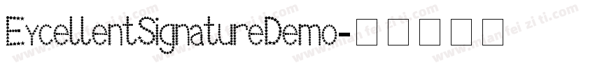 ExcellentSignatureDemo字体转换