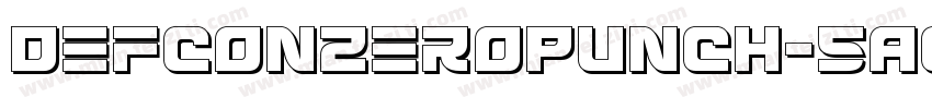 DefconZeroPunch-5AqZ字体转换