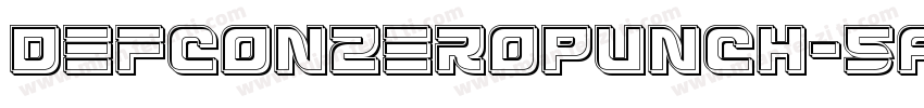 DefconZeroPunch-5AqZ字体转换