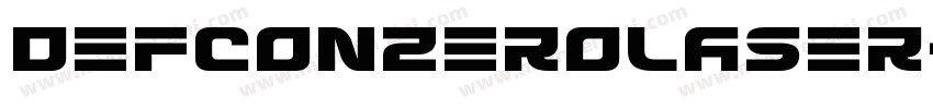 DefconZeroLaser-V3Zx字体转换