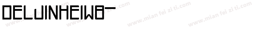 DELJINHEIW8字体转换