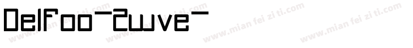 Delfoo-2wve字体转换