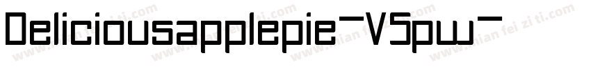 Deliciousapplepie-V5pw字体转换