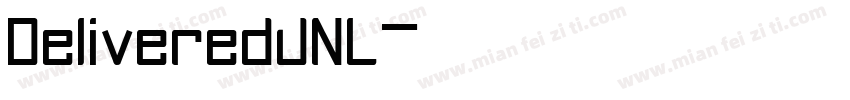 DeliveredJNL字体转换