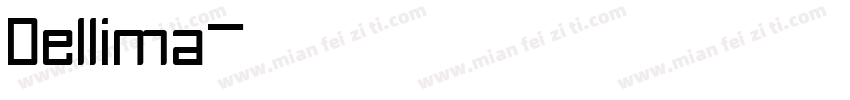 Dellima字体转换