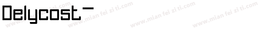 Delycost字体转换