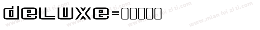 deluxe字体转换