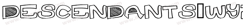 Descendants-Wyzj9字体转换