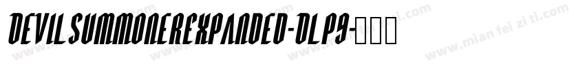 DevilSummonerExpanded-Dlp9字体转换