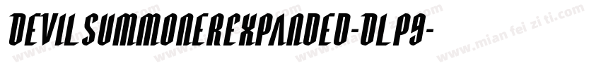 DevilSummonerExpanded-Dlp9字体转换