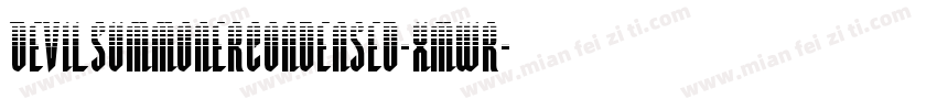 DevilSummonerCondensed-xmwr字体转换