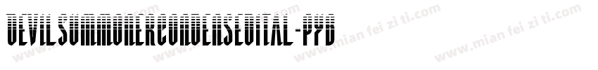 DevilSummonerCondensedItal-pYB1字体转换