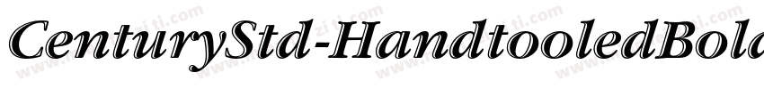 CenturyStd-HandtooledBoldIt字体转换