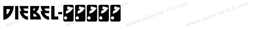 Diebel字体转换