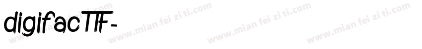 digifacTTF字体转换