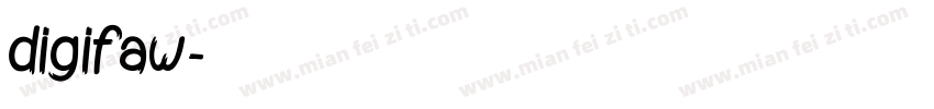 digifaw字体转换