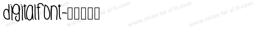 DigitalFont字体转换