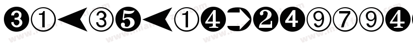 CalculatorDigits20Regular-84mA字体转换