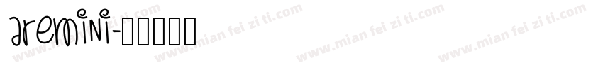 aremini字体转换