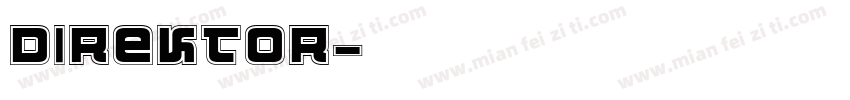 Direktor字体转换