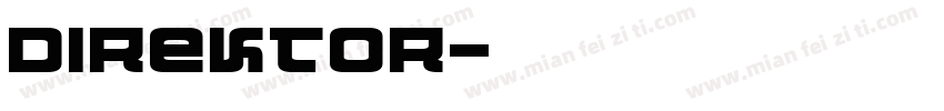 Direktor字体转换