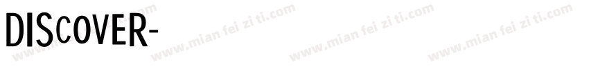 DISCOVER字体转换