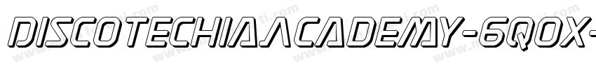 DiscotechiaAcademy-6qox字体转换