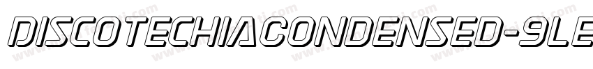 DiscotechiaCondensed-9leB字体转换