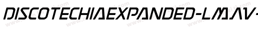 DiscotechiaExpanded-lmAV字体转换