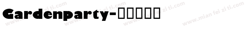 Gardenparty字体转换