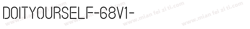 DoItYourself-68v1字体转换
