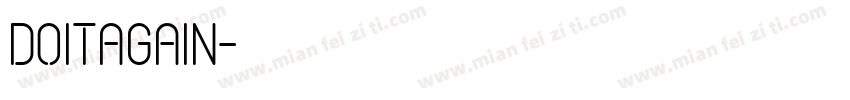 doitagain字体转换