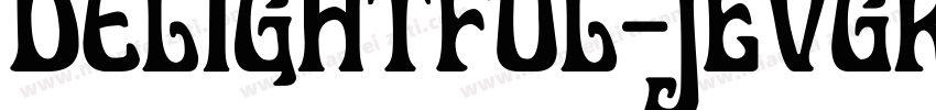Delightful-jEVGR字体转换