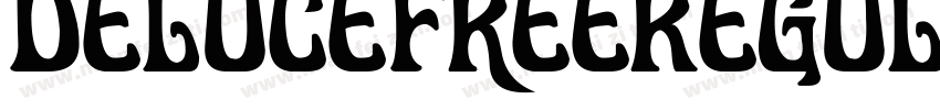 DelucefreeRegular-K7dnD字体转换