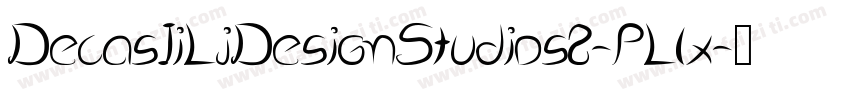 DecasIiLjDesignStudios2-PLlx字体转换