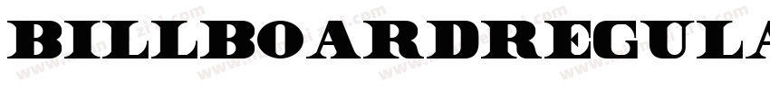Billboardregularswft字体转换
