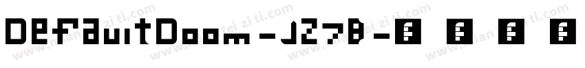 DefaultDoom-Jz7B字体转换