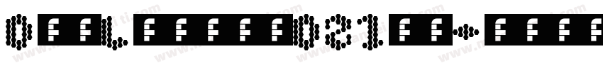 DotLatin_D21细化字体转换
